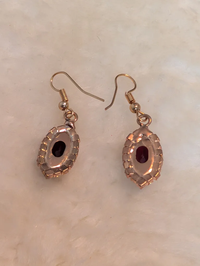 Marquise Cut Dangle Earrings image indicator(2)