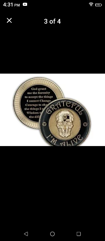 Grateful I'm Alive AA Medallion image indicator(4)