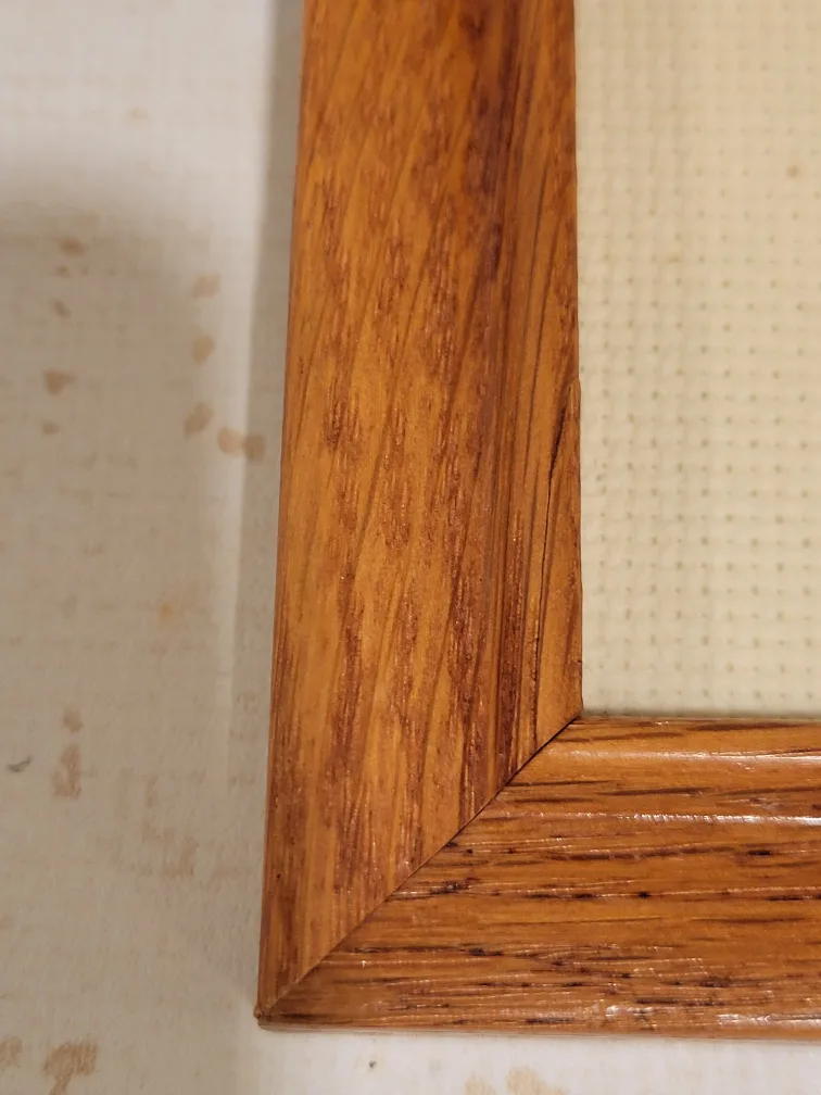 Framed Cross Stitch Birdhouse Picture image indicator(7)