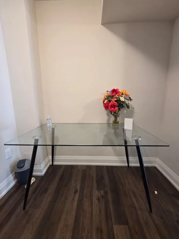 Glass Top Dining Table thumbnail