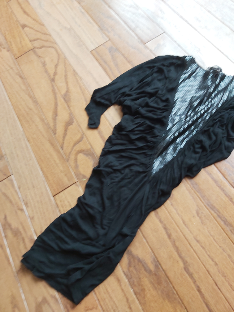Black Dress with Sequin Detail - photo 2