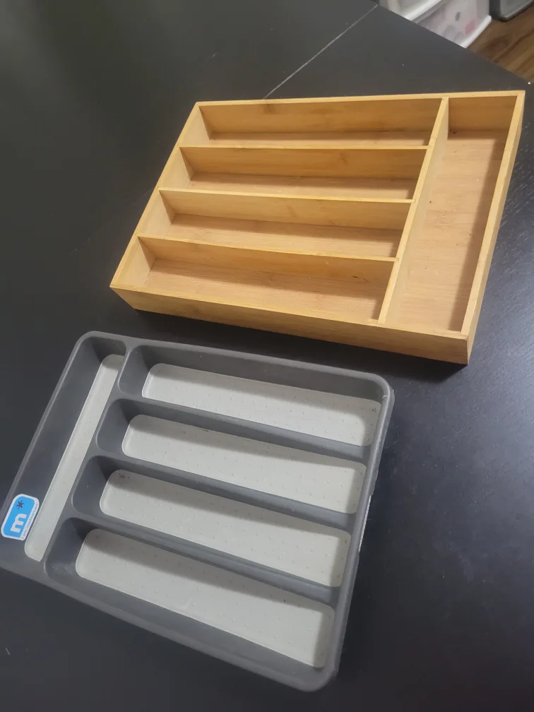 Drawer Organizers - Bamboo & Plastic thumbnail