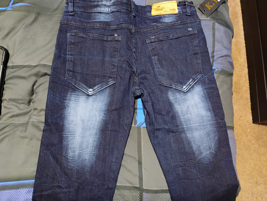 K.Y. Jeans Distressed Denim