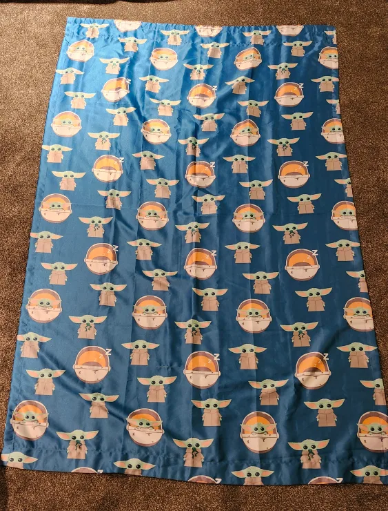 Star Wars Baby Yoda Curtains thumbnail