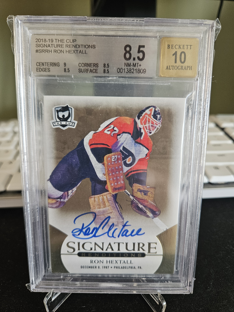 2018-19 The Cup Ron Hextall Autograph Card