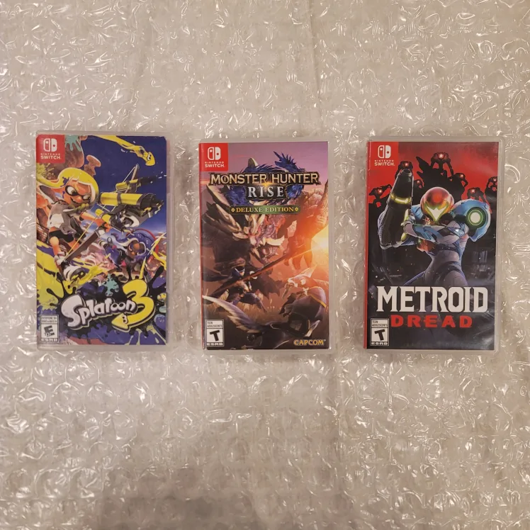 Nintendo Switch Games: Splatoon 3, Metroid Dread, Monster Hunter thumbnail