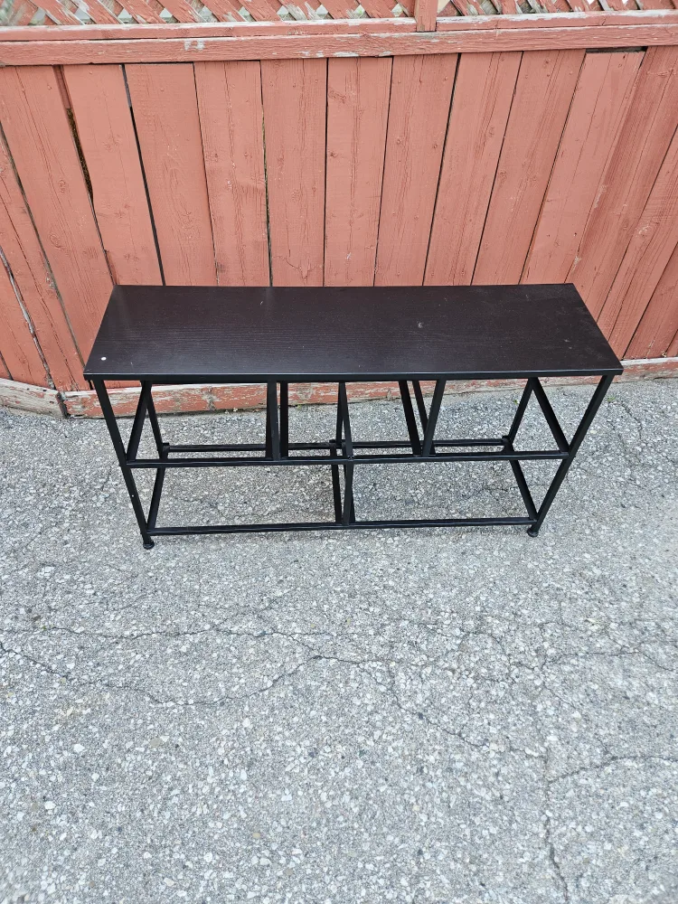 Black Console Table - 47" Long thumbnail