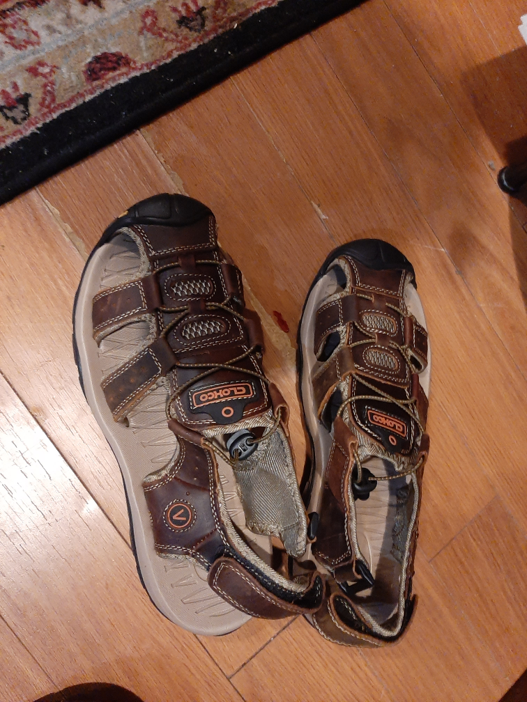 Clomco Brown Leather Fisherman Sandals