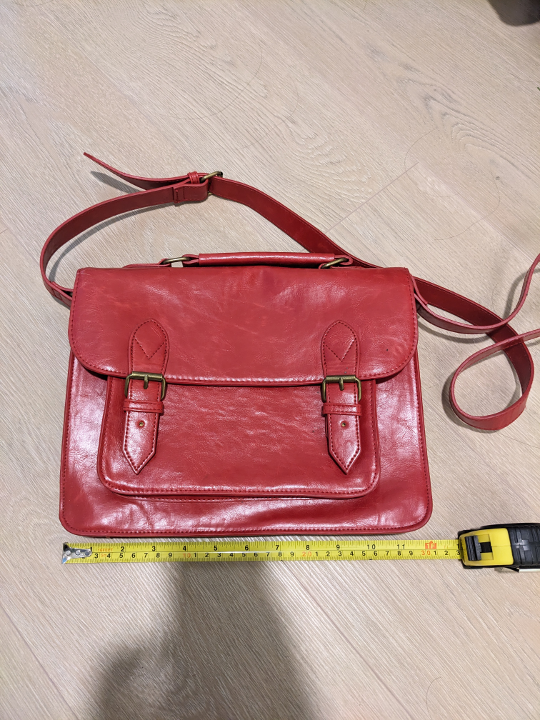 Red Satchel Bag