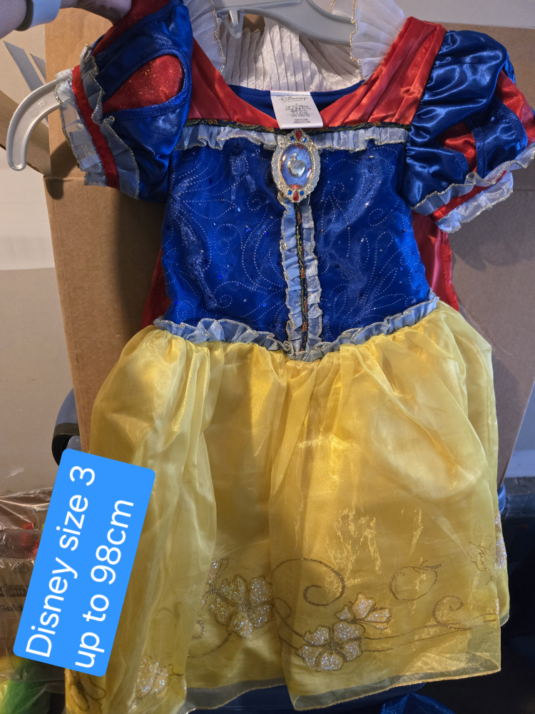 Disney Store Snow White Dress - Size 3 (Up to 98cm)