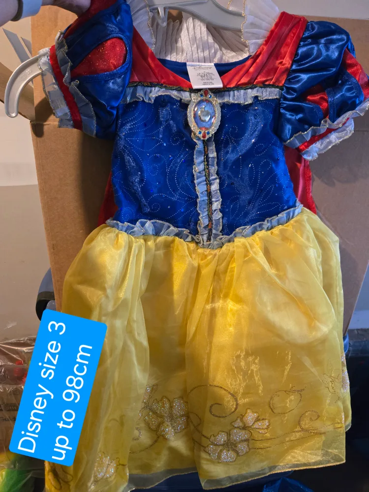 Disney Store Snow White Dress - Size 3 (Up to 98cm)