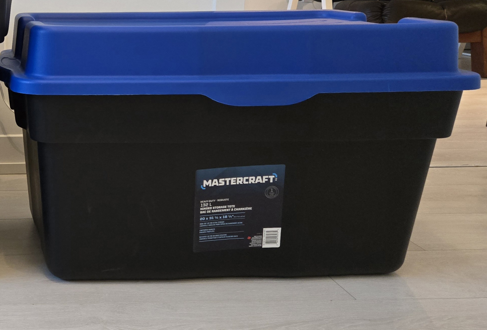 Mastercraft 132L Hinged Storage Tote