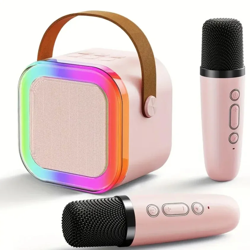 Karaoke Mini Set - 2 Microphones With Speaker thumbnail