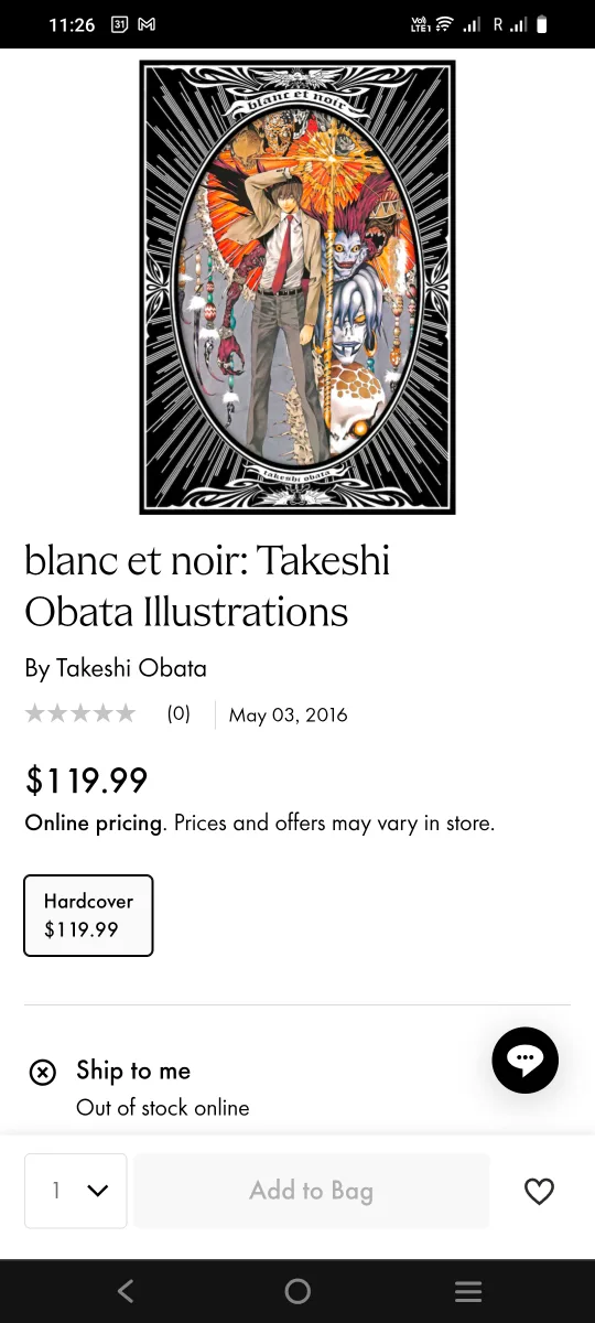 Blanc et Noir: Takeshi Obata Illustrations image indicator(2)