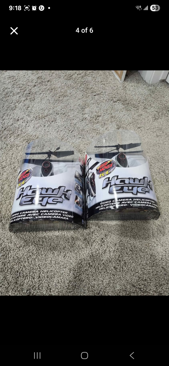 New Air Hogs Hawk Eye Video Camera Helicopter - photo 4