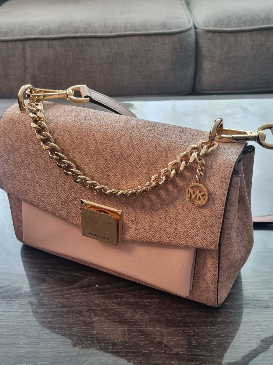 Michael Kors Handbag - Light Pink & Gold