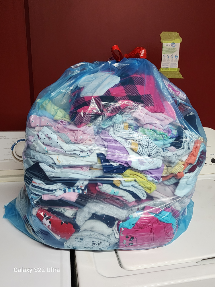 Bag of Girl Baby Clothes NB-6MONTHS