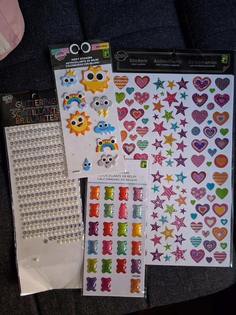4 packs of stickers 🧡 thumbnail
