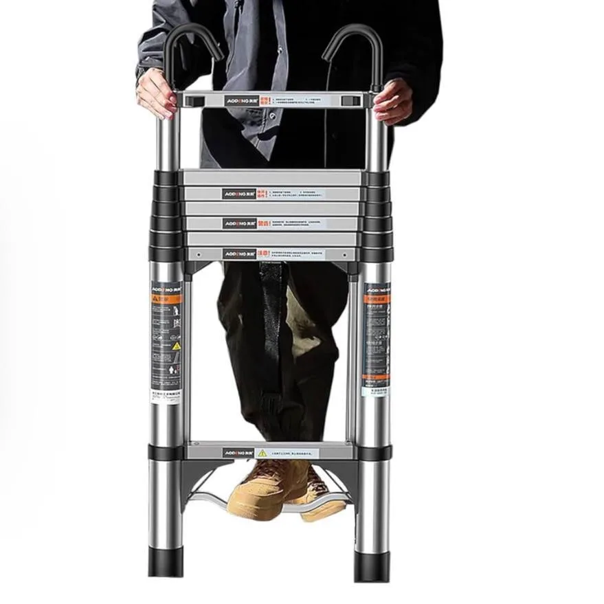 Foot Retraction Extending Step Ladder thumbnail