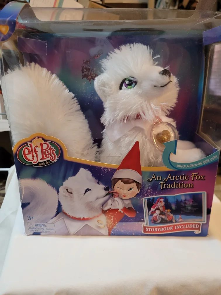 Elf Pets Arctic Fox Tradition Plush NEW! thumbnail
