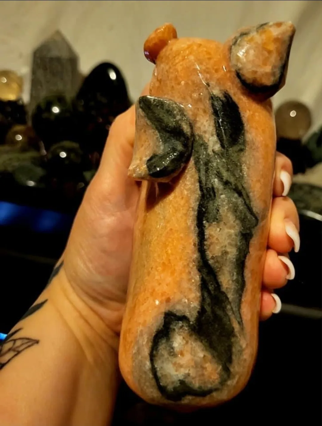 Crystal Sunstone Pigs  - 2 lbs 8.5 oz image indicator(9)