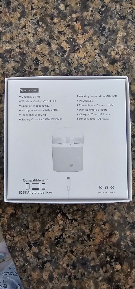 🧡New i7S TWS Wireless Earbuds - photo 3
