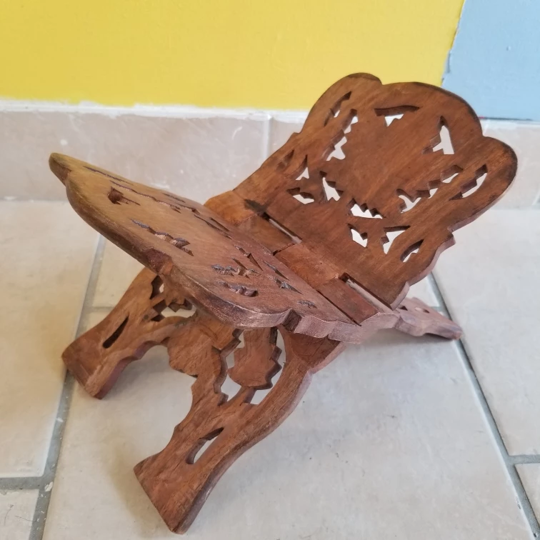 Vintage Wooden Rack/Book Stand