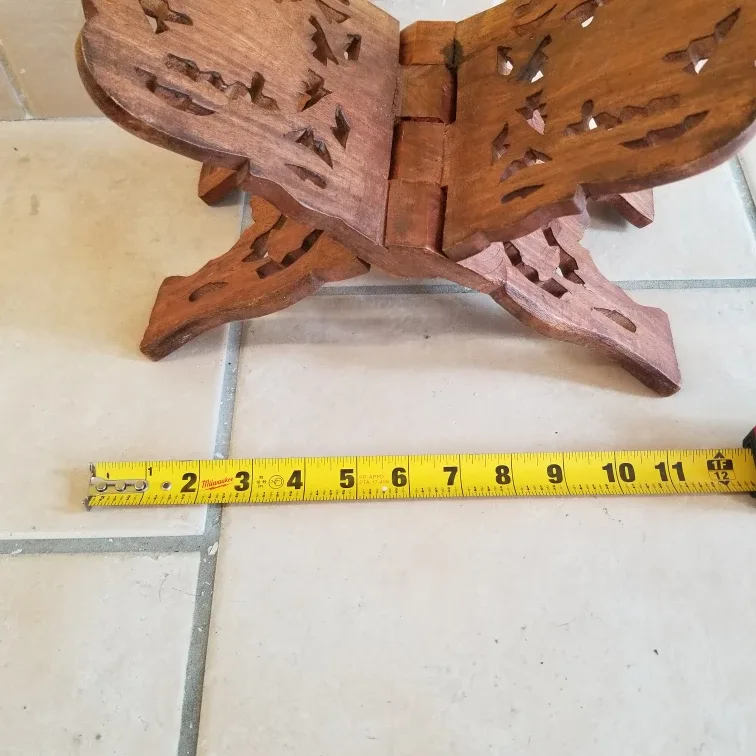 Vintage Wooden Rack/Book Stand image indicator(4)