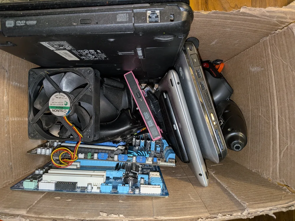 Box of electronics thumbnail