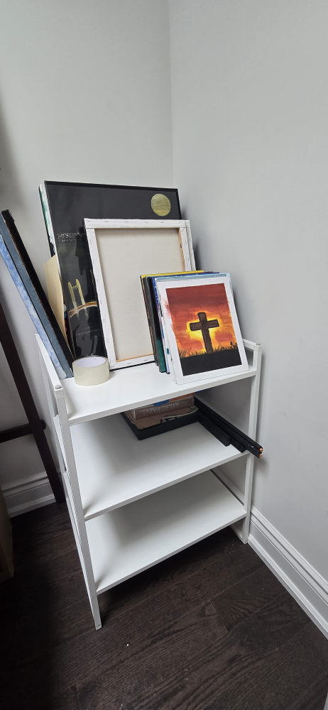 IKEA JONAXEL White Shelf Unit - photo 3