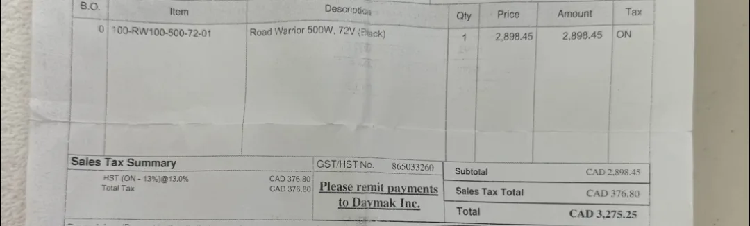 Daymak Road Warrior 500W Electric Bike image indicator(6)