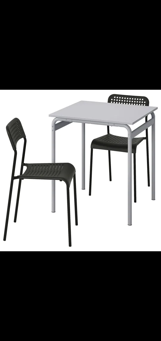 1Table & 2 ADDE Chairs thumbnail