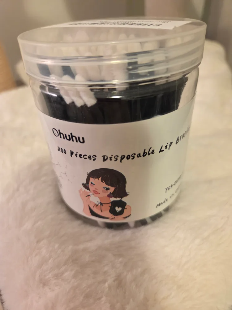 New Ohuhu 200 PCS Disposable Lip Brushes thumbnail