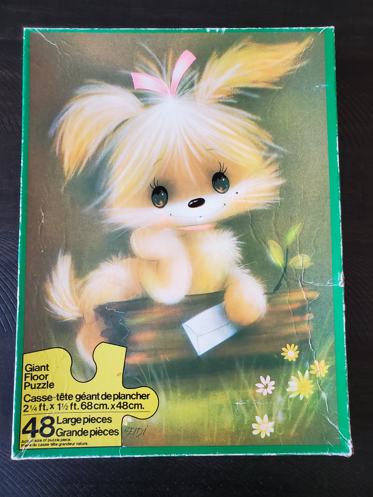 Vintage Waddingtons Giant Floor Puzzle - 48 Pieces