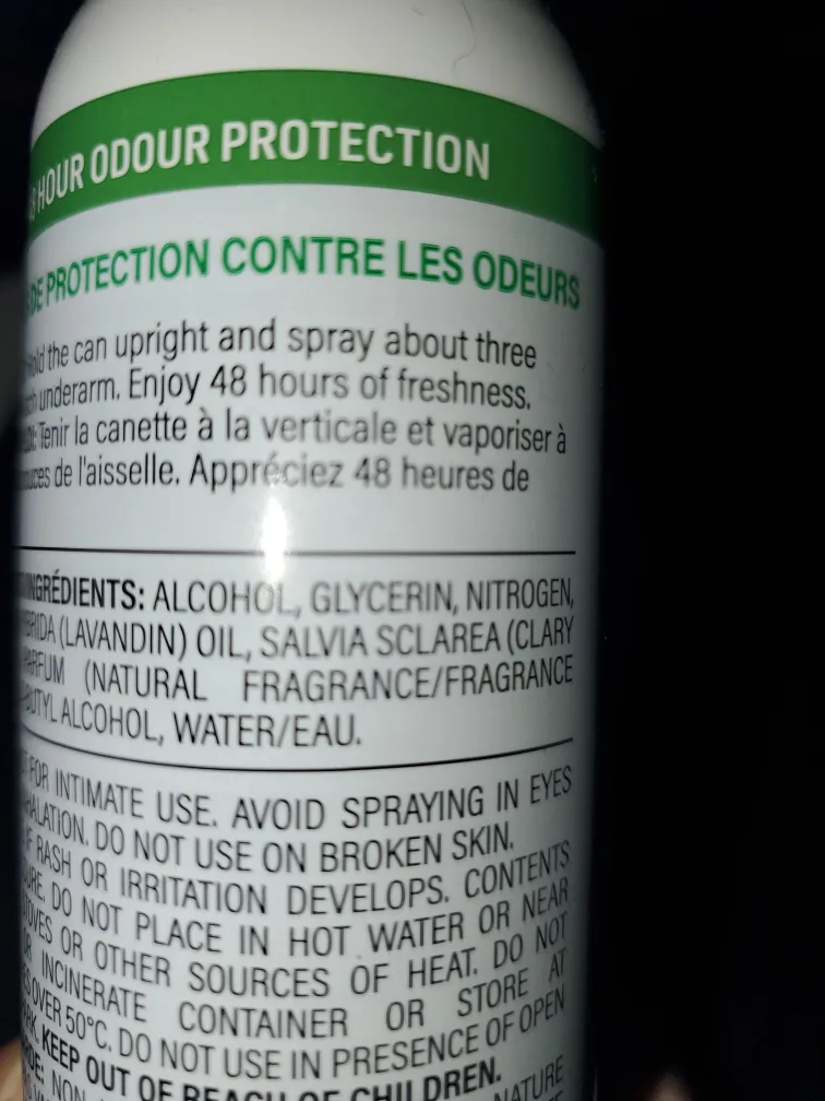 Schmidt's lavender and sage aerosol natural deodorant image indicator(3)