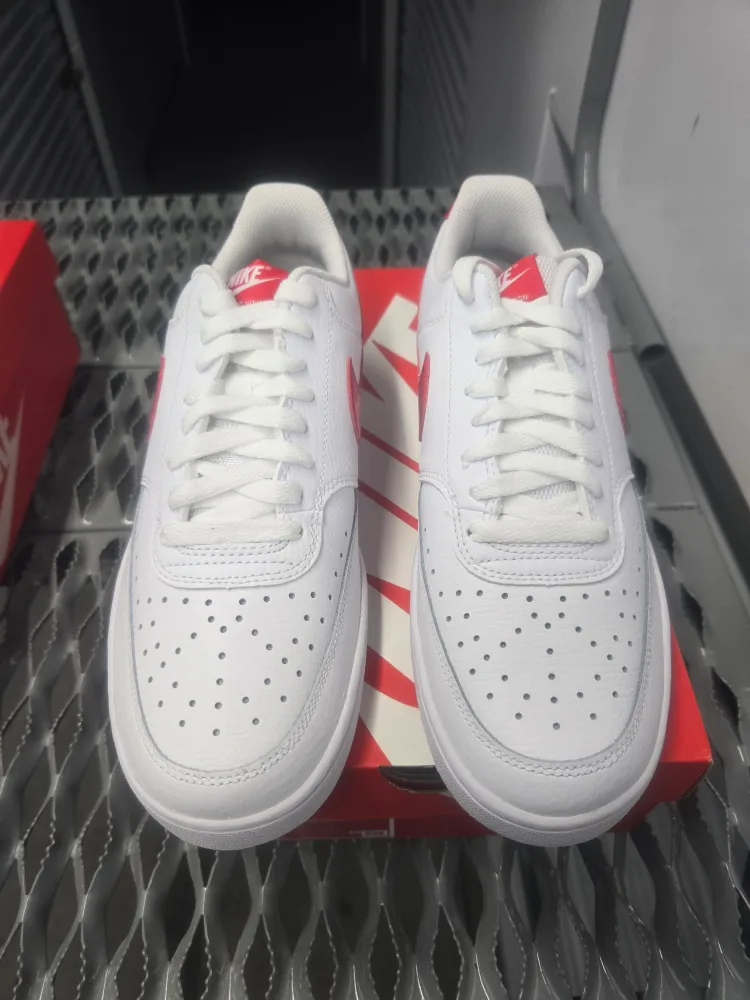 Nike Court Vision Low White/Red US 9 thumbnail