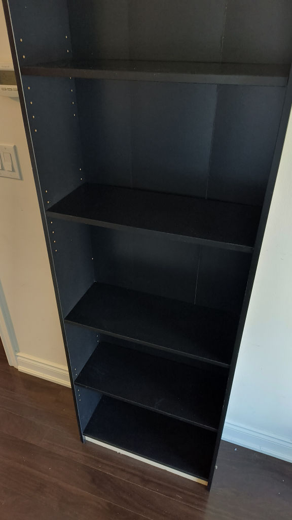 Black Bookcase, multiple shelves - photo 2