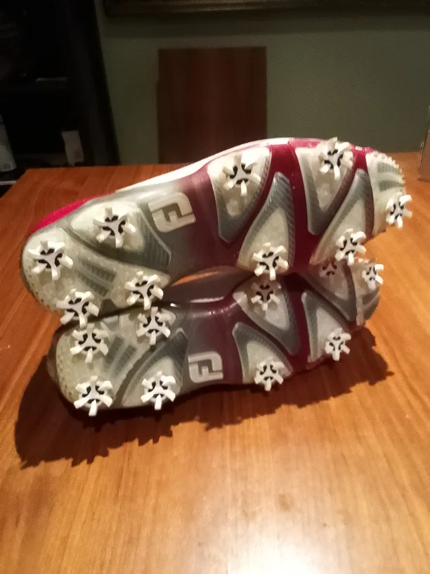 (Brand New) FootJoy DNA Golf Shoes - White/Red, Size 10 image indicator(6)