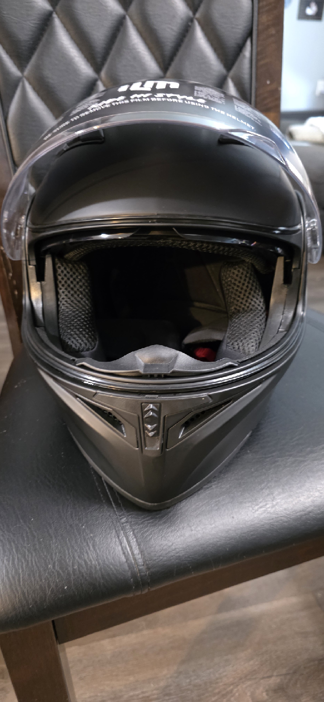 ILM 902  Motorcycle Helmet, Large, Matte Black - photo 3