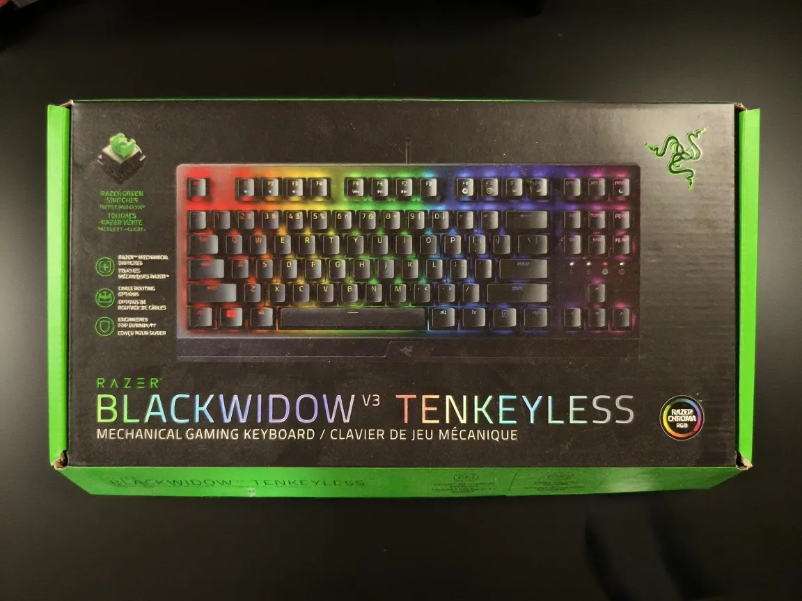 Razer BlackWidow V3 Tenkeyless Mechanical Keyboard thumbnail