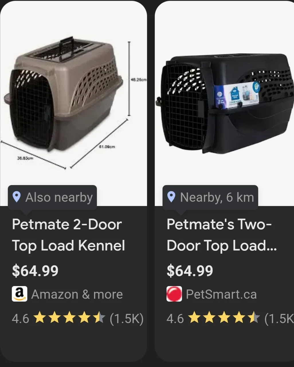 Petmate 2-Door Top Load Kennel image indicator(5)