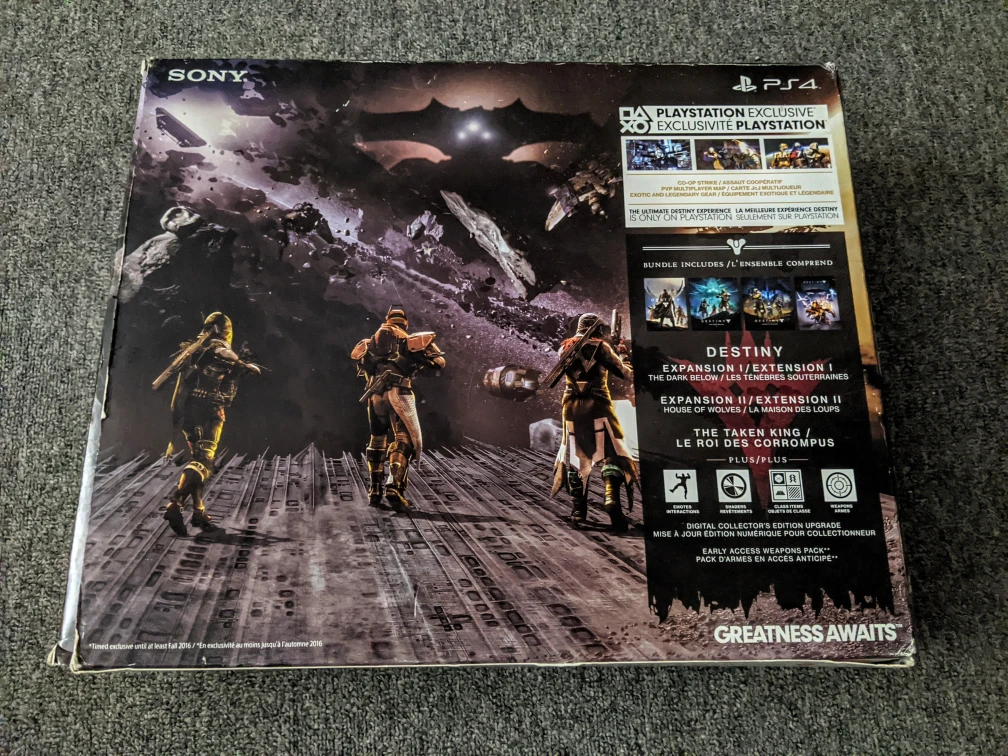 Destiny PS4 Box only       Limited Edition - photo 3
