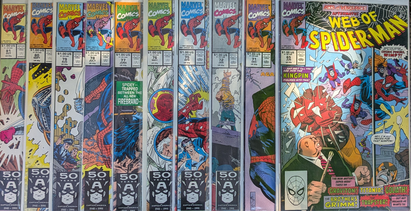 Web of Spider-Man lot (24 comics) - photo 3
