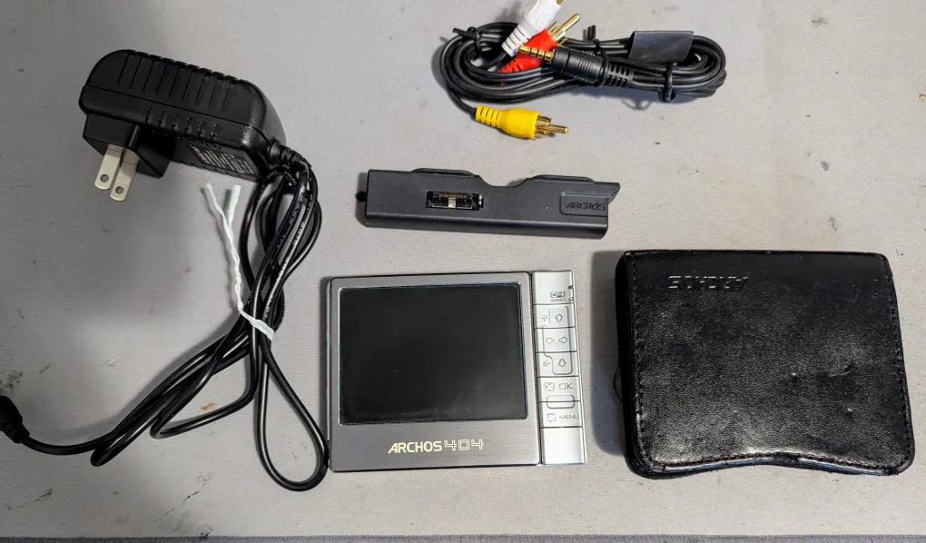 Archos 404 30gb portable DVR media player image indicator(5)