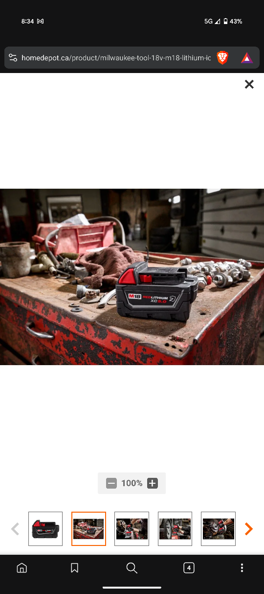 Milwaukee M18 Cordless Impact Wrench - photo 2