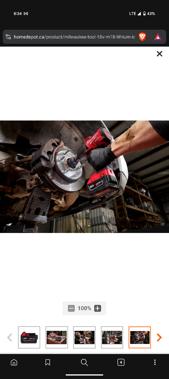 Milwaukee M18 Cordless Impact Wrench - photo 5
