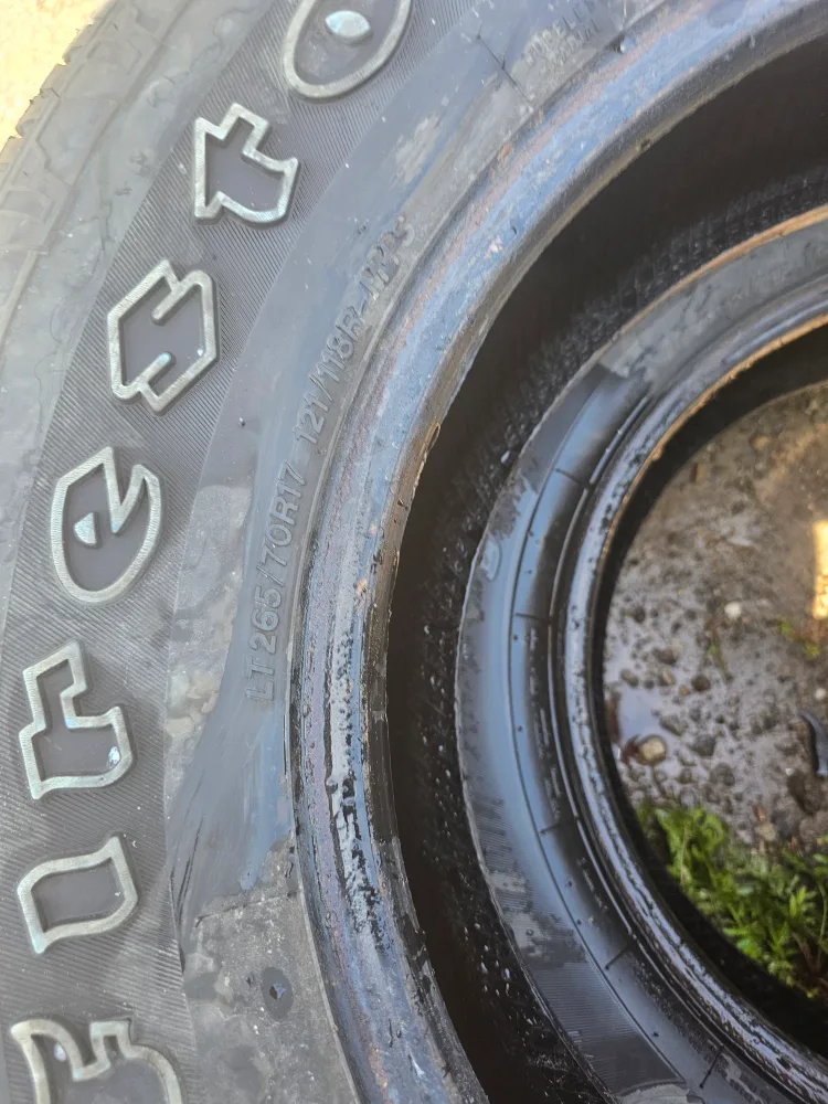 2X LT265/70R17 Firestone Transforce HT2 all season tires only 2 image indicator(2)