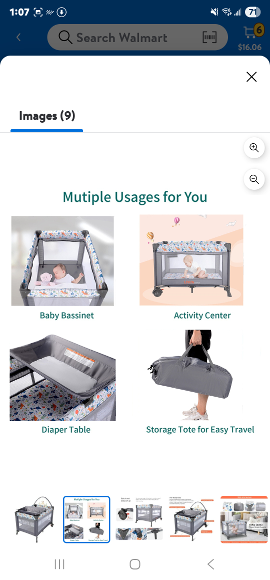Baby Bassinet, Activity Center, Diaper Table