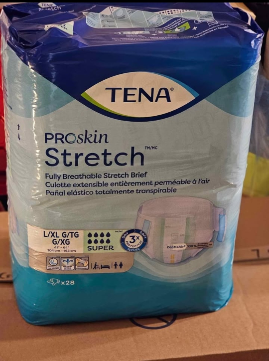 TENA ProSkin Stretch Briefs, L/XL