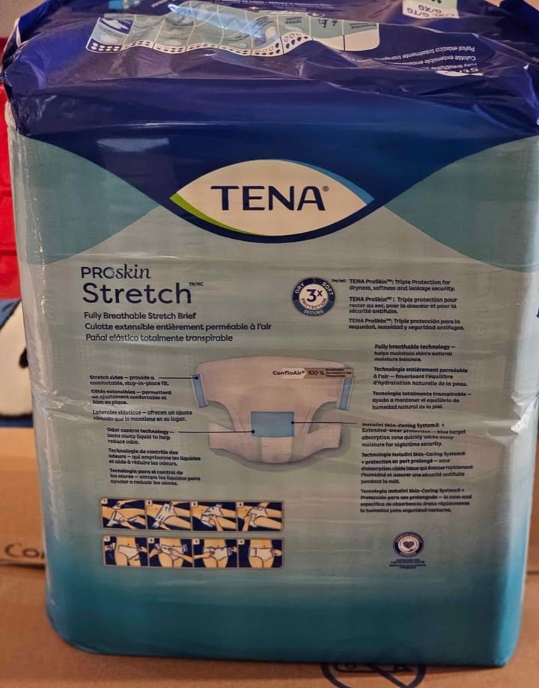 TENA ProSkin Stretch Briefs, L/XL - photo 2